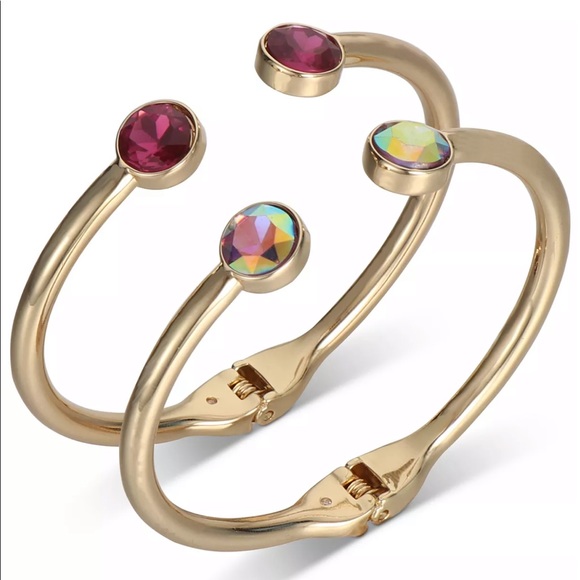 INC International Concepts Jewelry - 💄4/$20💄Gold-Tone 2-Pc. Set Stone Cuff Bracelets
